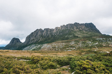 Cradle Mountain hiking Tasmania Australia