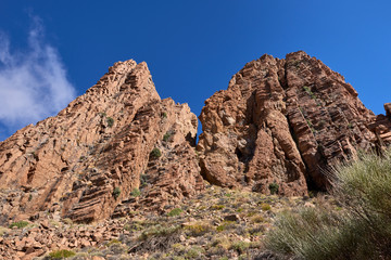 Fototapeta premium Teide National Park Roques de Garcia in Tenerife at Canary Islands