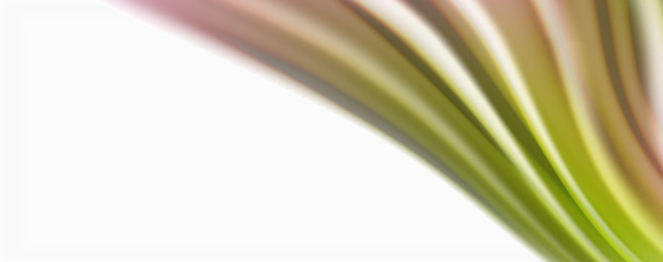 Color flowing waves, liquid conceptual abstract background