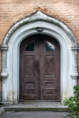 Fototapeta na wymiar Vintage door in Asian style