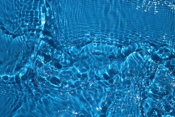 Blue Clean And Transparent Pool water 