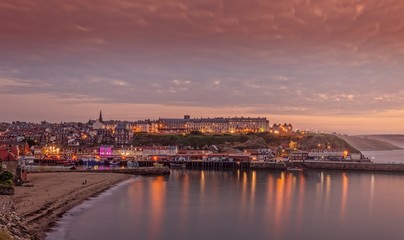 Fototapeta premium Whitby at night.