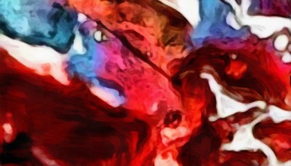 Abstract minimalistic watercolor design background. Colorful acrylic texture pattern in bright colors with wet effect. Elegant water paint on paper. Beautiful dreamy wallpaper.