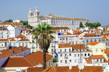Panoramic view of the Lisbon, Portugal