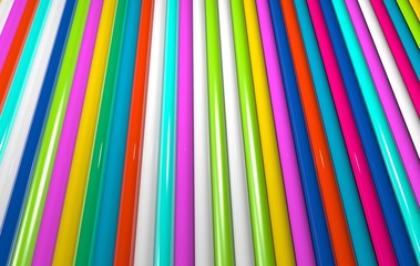 Obraz premium Rolls of glossy colored foil.Glossy colored rolls