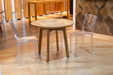 modern design table set outdoor