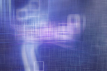 multicolored abstract network background / modern technological background, abstraction blurred unusual concept speed