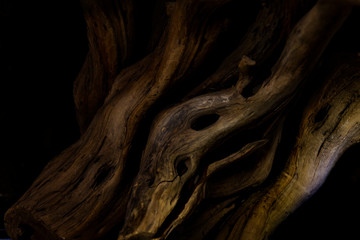 The nature of old and decayed wood creates beautiful wood patterns from the nature created.