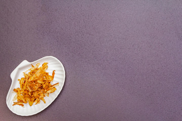 Tuna shaving katsuobushi, bonito flakes, ingredient of japanese soup dashi