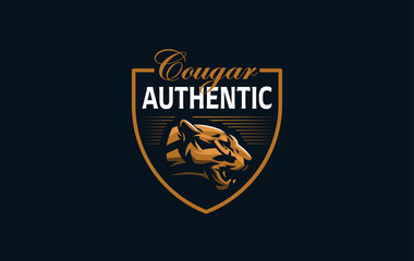 The image of a cougar or panther.