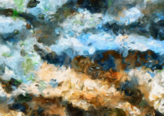 Watercolor background. Abstract art. Creative print pattern. Graphic design production. Pastel colors.