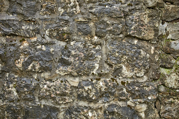 old stone wall, stone texture