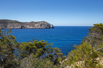 Fototapeta na wymiar General view of Cape Formentor, Mallorca
