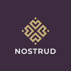 Ornament logo design concept. Universal ornament logo.