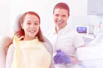 Medical personel (doctors, nurses and dentists) during different procedures with patients. - obrazy, fototapety, plakaty