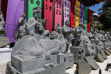 Thean Hou Temple in Kuala Lumpur during Chinees New Year