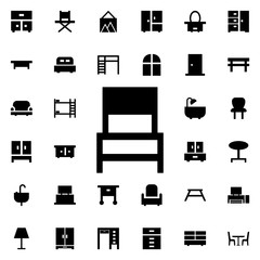 Nightstand icon. Universal set of furniture for website design and development, app development