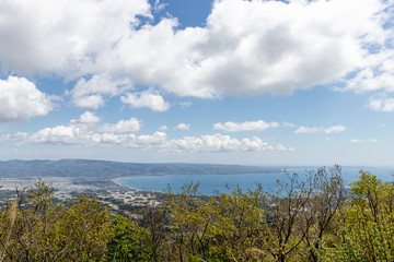大佐渡スカイラインからの真野湾