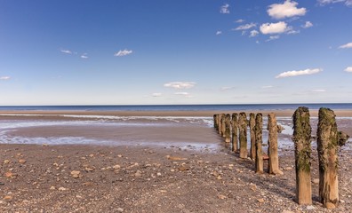 Fototapeta na wymiar Beach at Sandsend.