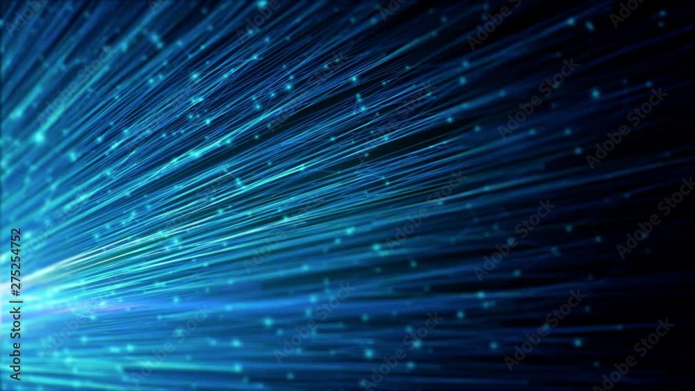 Wall mural growing network connections background. digital connectivity, artificial intelligence and big data c