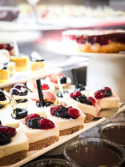 mix of home made sweets - mini cakes