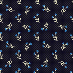 Seamless pattern flower. Nature folk ornament. Ethno boho style.Hand drawing.