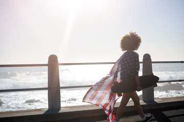 Carefree millennial skater girl © Daxiao Productions