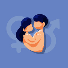 Two people love each other