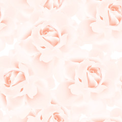 Fototapeta na wymiar Beautiful seamless pattern with Rose. Vector illustration. EPS 10