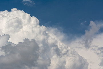 Clouds background cumulonimbus cloud formations before the storm