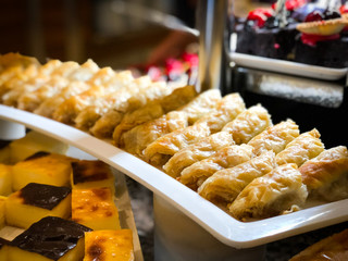 mix of home made sweets - mini cakes