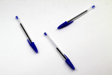Blue classic ballpens