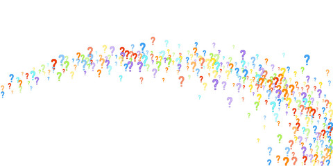 Question marks Quiz doubt survey faq public poll.