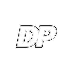 DP Initial Letter Logo Icon
