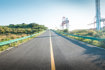 Nice and comfortable neighborhood. Some homes, townhouses on the empty street in the suburbs