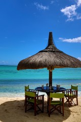 Mittagessen am Strand