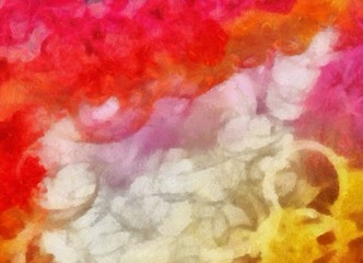 Grunge close up oil painting background. Simple design pattern. Drawn texture. Graphic template for wallpaper or different digital products creation. Macro paint strokes.