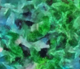 Grunge close up oil painting background. Simple design pattern. Drawn texture. Graphic template for wallpaper or different digital products creation. Macro paint strokes.