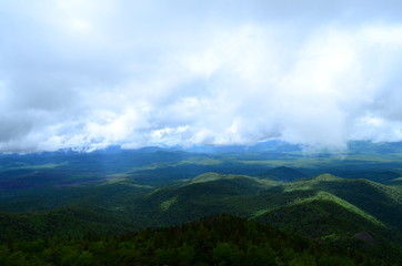 Obraz na płótnie Canvas view of mountains