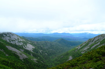 Fototapeta premium landscape with mountains and clouds