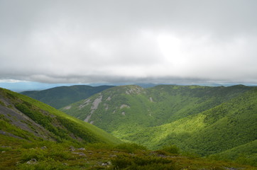 Fototapeta premium landscape with mountains and clouds