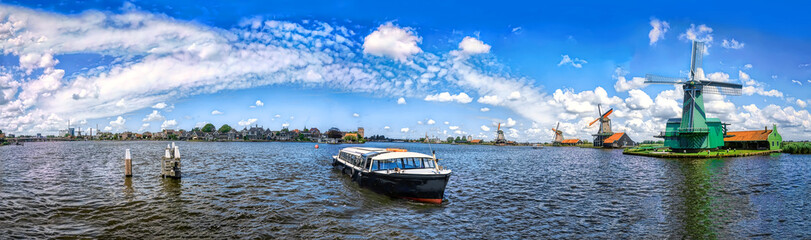 The Famous Zaanse Schans Mills