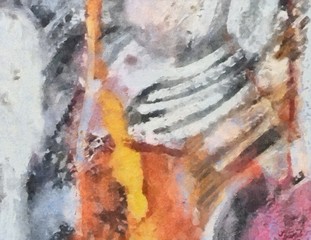Naklejka premium Art oil background, creative design pattern, painting brushstrokes texture, HD wallpaper, colorful splashes and textured artistic elements