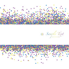 vector background of colorful glitter