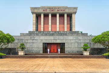 The Chairman Ho Chi Minh Mausoleum. Hanoi, Vietnam