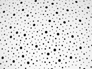 Texture abstraite d'un plafond anti-bruit.