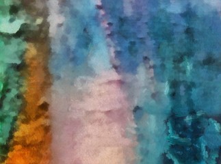 Colorful scratched grunge texture. Dry oil strokes background. Design pattern.