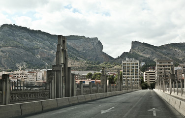 view of the modern city in Spain with interesting architecture