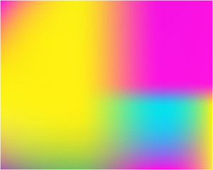 Bright blurred graphics from various combinations.