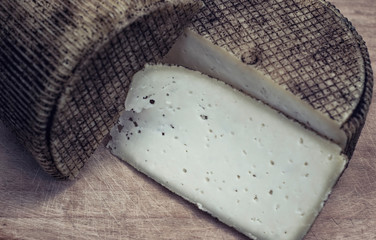 Craft cheese from cows and goats milk. Cheese head